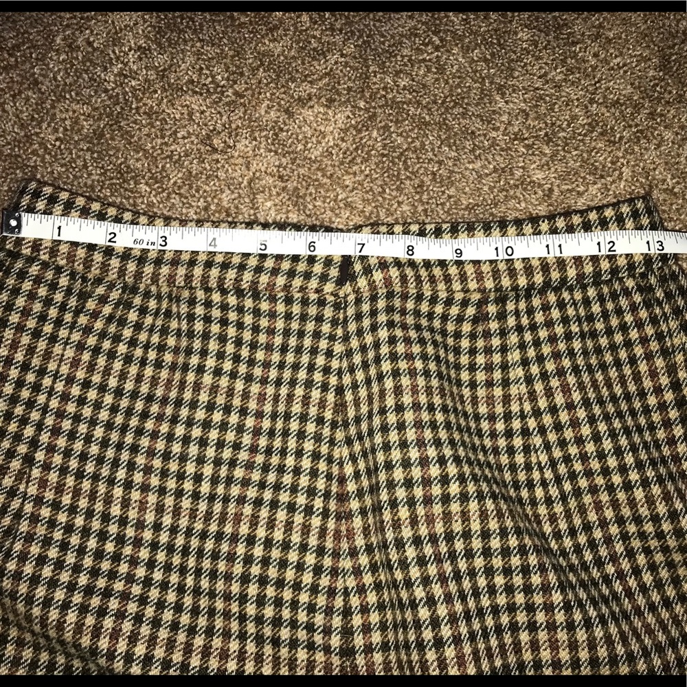 Jcrew Color Block Houndstooth Skirt - image 5